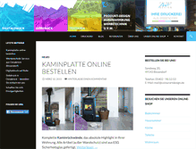 Tablet Screenshot of druckerei-blog.com